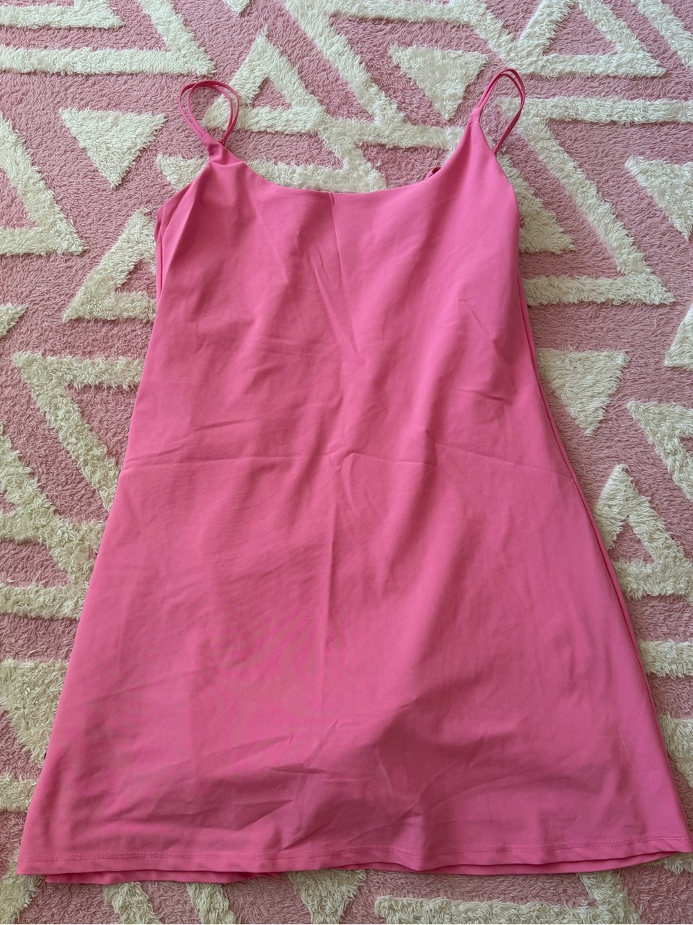 Abercrombie Athletic Pink Dress with Adjustable Spaghetti Straps